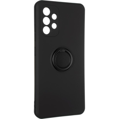 Купить силіконовий чохол soft silicone casevsmagnet ring для samsung a325 galaxy a32 4g - black онлайн