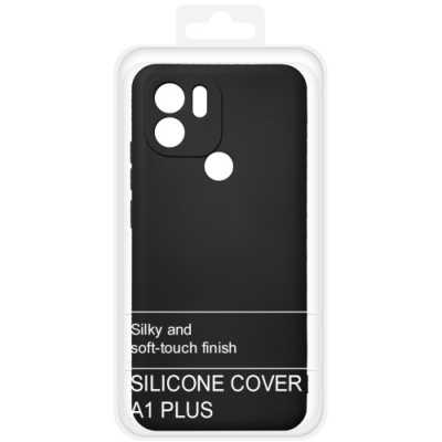 Купить силіконовий чохол soft silicone case для xiaomi redmi a1 plus/a2 plus (чорний) онлайн
