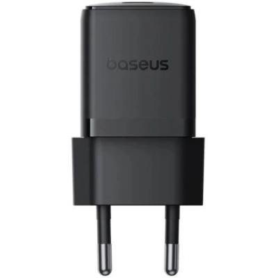 мережевий зарядний пристрій baseus palm fast charger (e0116401) 1type-c/20w/pd +(type-c - lightning 20w) (чорний) 
