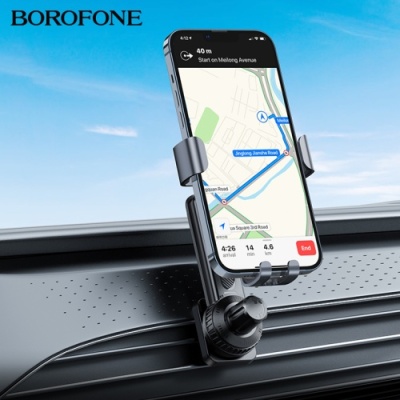 Автотримач Borofone BH94 (Чорно-Сірий)