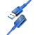 Подовжувач USB Hoco U107 USB male to USB female USB3.0 (Синій) подовжувач usb hoco u107 usb male to usb female usb3.0 (синій)