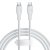 кабель baseus pudding series fast charging cable type-c - type-c 100w/1.2m (p10355702221-00) (white) 