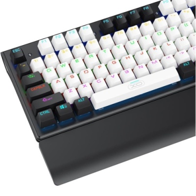 клавіатура дротова і миша xo kb-06 mixed color luminous mechanical (чорний мікс) 
