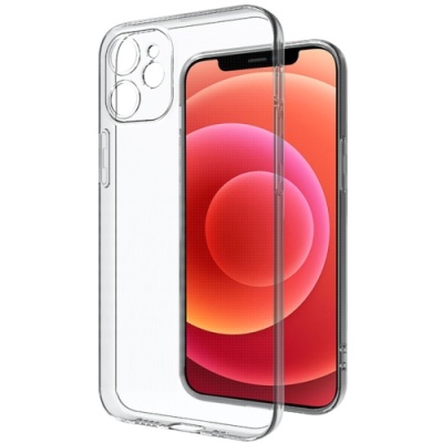 Купить силіконовий чохол ou case для apple iphone 12 (прозорий) онлайн