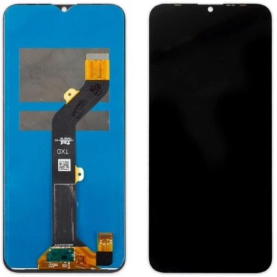 дисплей для tecno spark 6 go (ke5) з чорним тачскріном high quality
