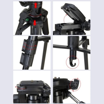 штатив "журавель" jmary kp-2274 (167см) (чорний) 