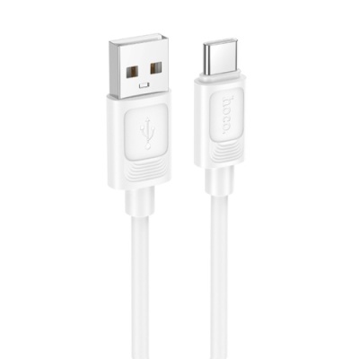 кабель hoco x122 silicone usb - type-c 3.0a/1m (білий) 