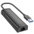 usb hub hoco hb42 easy safety 4-in-1 gigabit ethernet adapter(usb to usb3.0*3+rj45) black 