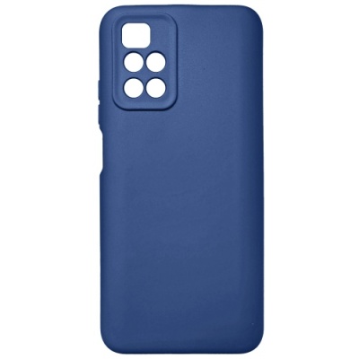 Купить силіконовий чохол soft silicone case для xiaomi redmi 10/redmi 10 2022 - dark blue онлайн