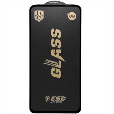 захисне скло glass full glue space для infinix smart 20 (чорний) 