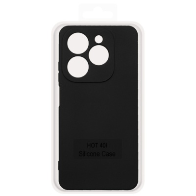 Купить чохол soft silicone case full для infinix hot 40i (black) онлайн