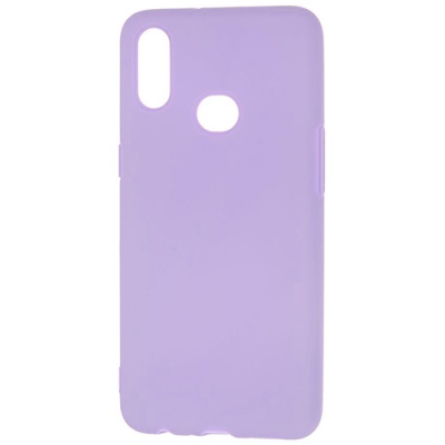 Купить силіконовий чохол soft silicone case для samsung a107 galaxy a10s - light violet онлайн