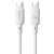 кабель baseus silky series fast charging type-c - type-c 100w/2m (p10377704213-01) (white) 