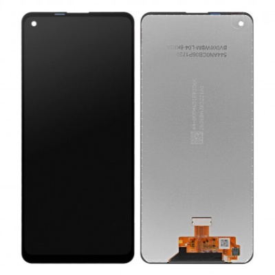 дисплей для samsung a217 galaxy a21s, з сенсором чорним, service pack original	