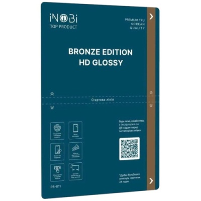 гідро-гель плівка inobi bronze edition (korean) hd glossy pb-011/ глянцева (1 штука) (180*120мм)