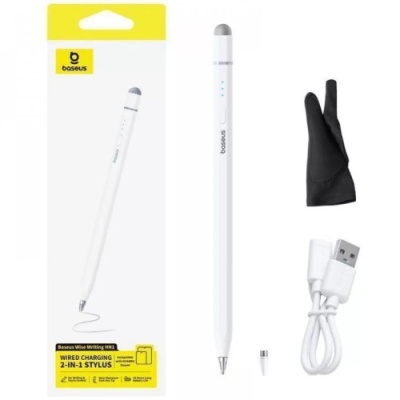 стилус baseus wise writing hn1 universal version charging 2-in-1 (white) 
