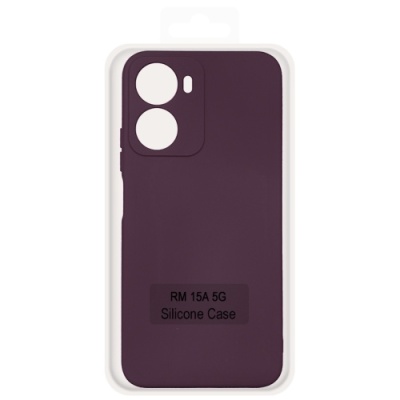 Купить чохол soft silicone case full для xiaomi redmi 15a 5g (бордовий) онлайн