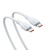 кабель baseus pudding series fast charging cable type-c - type-c 100w/1.2m (p10355702221-00) (white) 