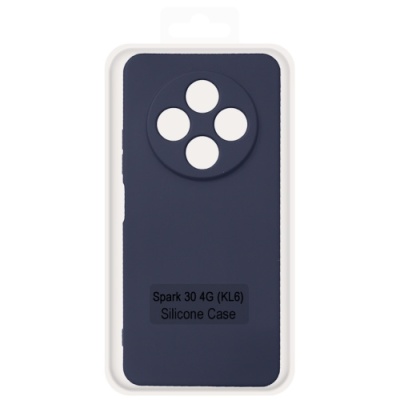 Купить чохол soft silicone case full для tecno spark 30 4g (kl6) (dark blue) онлайн