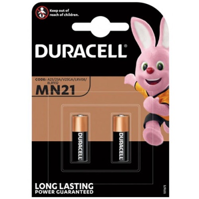 батарейка duracell mn21 (2шт) 
