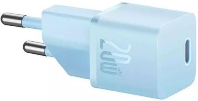 мережевий зарядний пристрій baseus gan5 (ccgn050103) 1type-c/20w/pd (блакитний) 