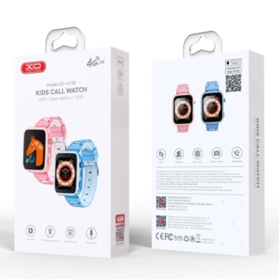 дитячий смарт-годинник xo h130 (рожевий) 