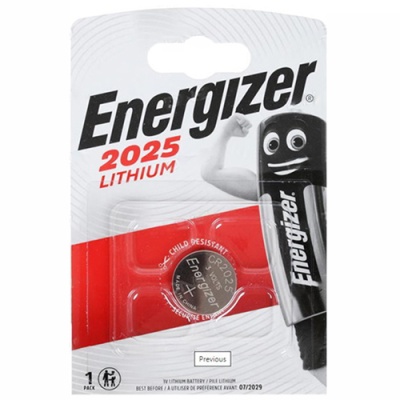 батарейка energizer 2025 (1шт) 
