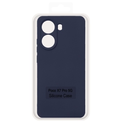 Купить чохол soft silicone case full для xiaomi poco x7 pro 5g (dark blue) онлайн
