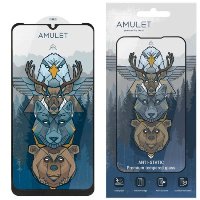 захисне скло amulet full glue hd antistatic для samsung a336 galaxy a33 5g/a325, a32/m325, m32/ m225, m22/ a225, a22 (чорний) 