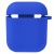Купить чохол silicone case with fibra для навушників airpods 1/2 (blue) онлайн