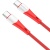 кабель borofone bx60 superior type-c - type-c (pd) 60w 3.0a/1m (червоний) 
