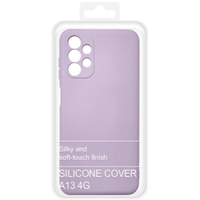Купить силіконовий чохол soft silicone case для samsung a135 galaxy a13 4g (гліцинія) онлайн