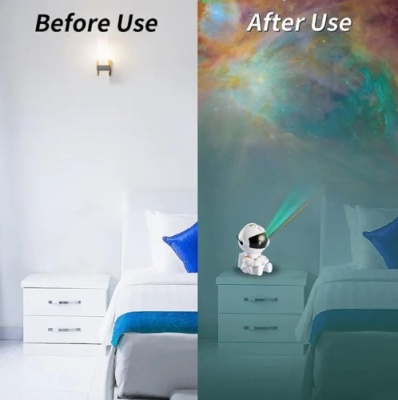 нічник-проектор xo cf4 mini astronaut sky projection lamp 