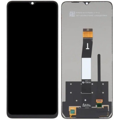 дисплей для xiaomi redmi 12c, з чорним тачскріном, service pack 