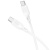 кабель borofone bx113 silicone type-c - type-c 60w/1m (бiлий) 