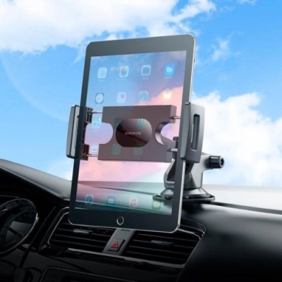 Автотримач Borofone BH100 Airy tablet car holder(center console) (Чорний)