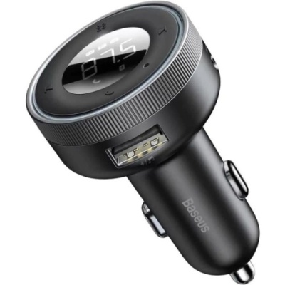 FM Модулятор Baseus (CCLH-01) Enjoy MP3/Charger 3.4A/17W (Чорний)