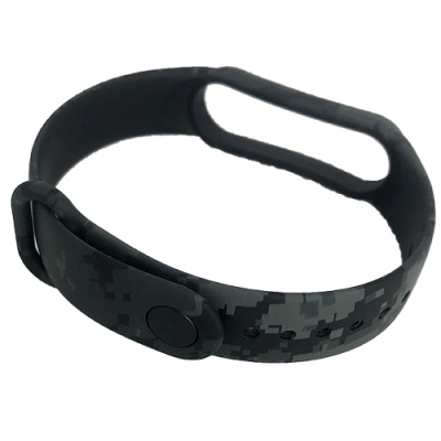 ремінець для xiaomi mi band 3/4 (military) black 