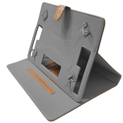 Купить чохол-книжка для планшета універсал 11" "хлястик" (світло-коричневий) онлайн