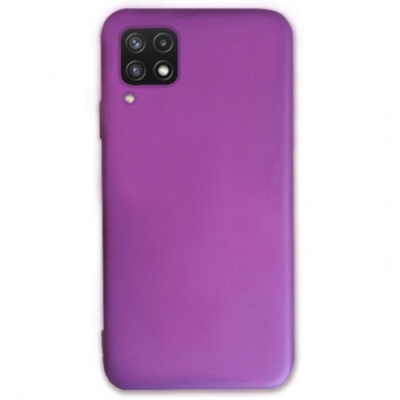 Купить силіконовий чохол soft silicone case для samsung a225 galaxy a22 4g/m325 galaxy m32 4g - purple онлайн