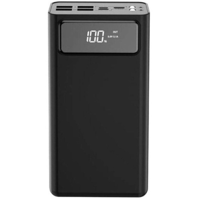 додаткова батарея power bank xo pr123 digital display 30000 mah (чорний) 