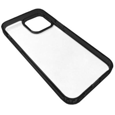 Купить чохол crystal armor для apple iphone 13 - transparent black bumper онлайн