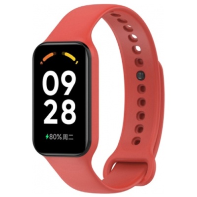 ремінець для xiaomi redmi band 3 / xiaomi smart 9 active (червоний) 