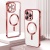 Купить чохол tpu metallic full camera with magsafe для apple iphone 13 pro (red) онлайн