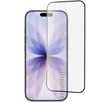 захисне скло ipaky для apple iphone 17/16 pro (чорний) 