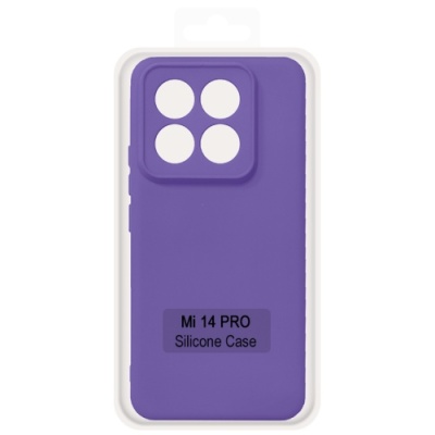 Купить чохол soft silicone case full для xiaomi 14 pro (elegant purple) онлайн