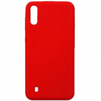 Купить силіконовий чохол soft silicone case для samsung a015 galaxy a01 - red онлайн
