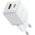мережевий зарядний пристрій baseus palm fast charger (p10111608213-00) 1usb/qc3.0 + 1type-c/pd 20w (білий) 