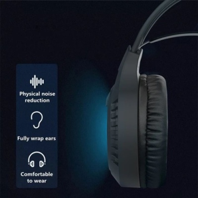 навушники для комп'ютера earldom et-b01 з гарнітурою/2 x 3,5mm jack/ usb2.0 (чорний) 
