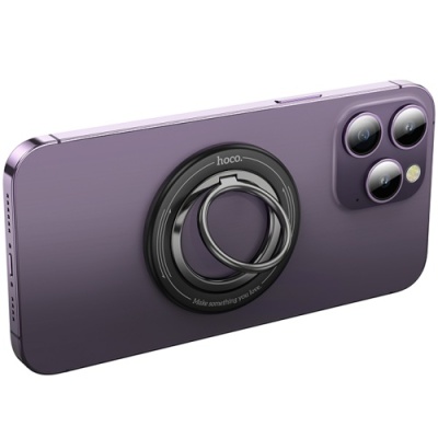 Купить кільце тримач hoco gh3 360 (чорний) онлайн